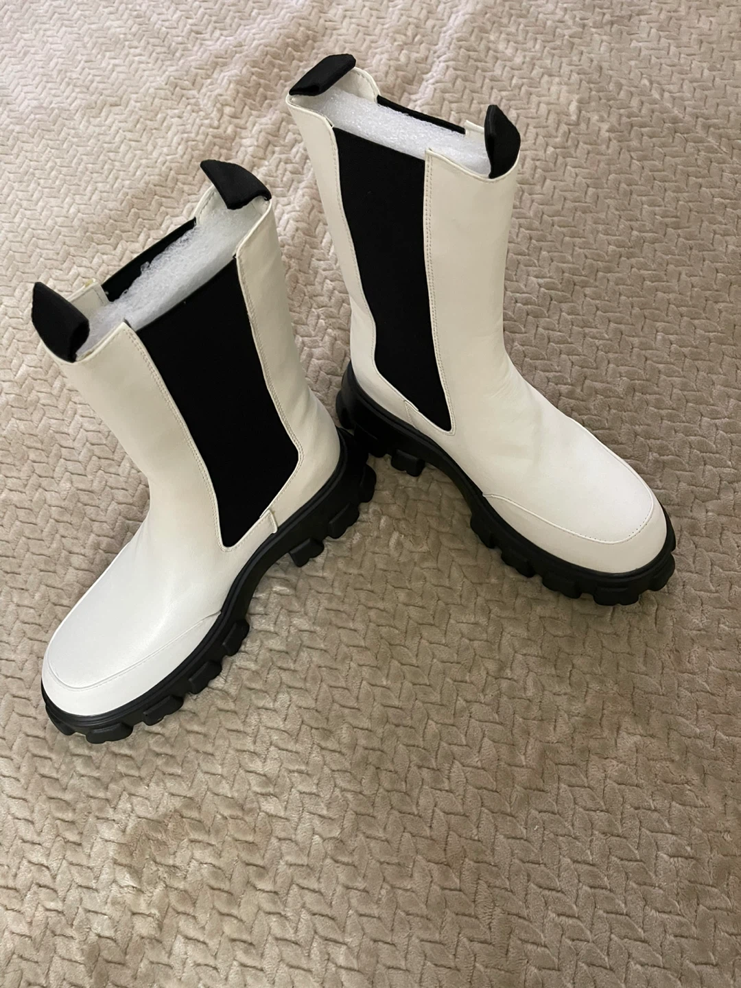 White Chelsea Boots - photo 3