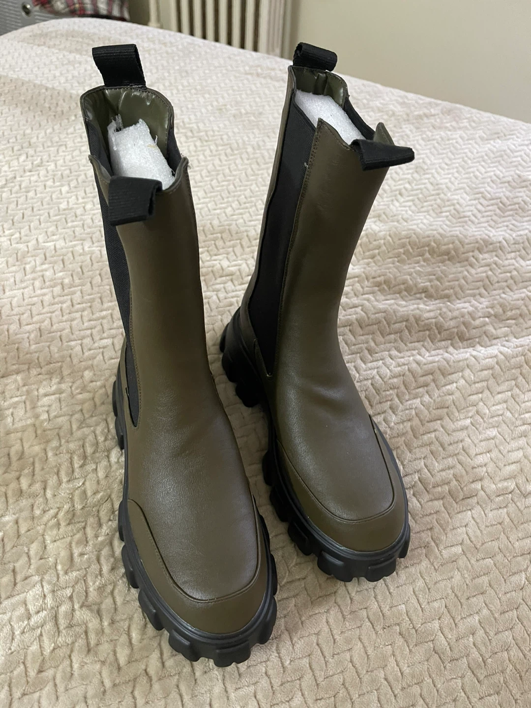 Olive Green Chelsea Boots - photo 2