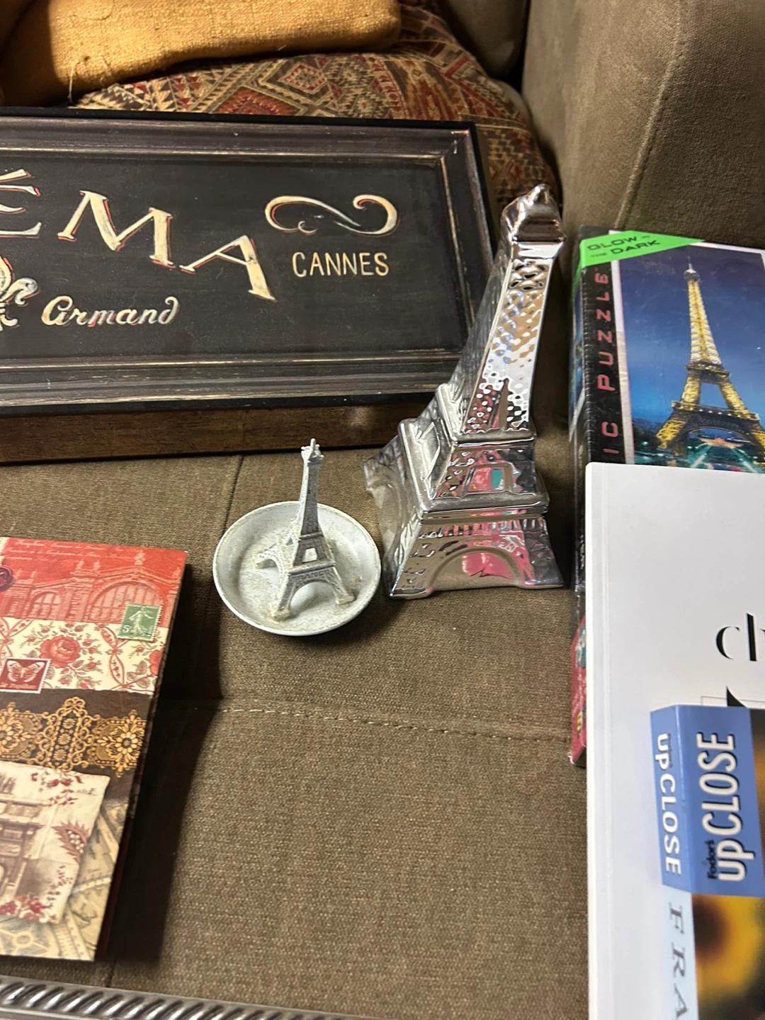 Paris French books decor signed artwork - photo 4