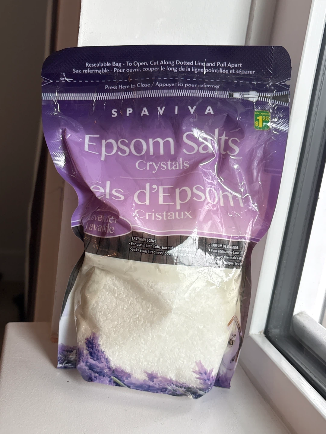 SPAVIVA Lavender Scent Epsom Salts Crystals