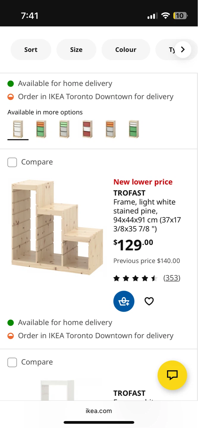 IKEA TROFAST Storage Unit - Stained Pine - photo 2
