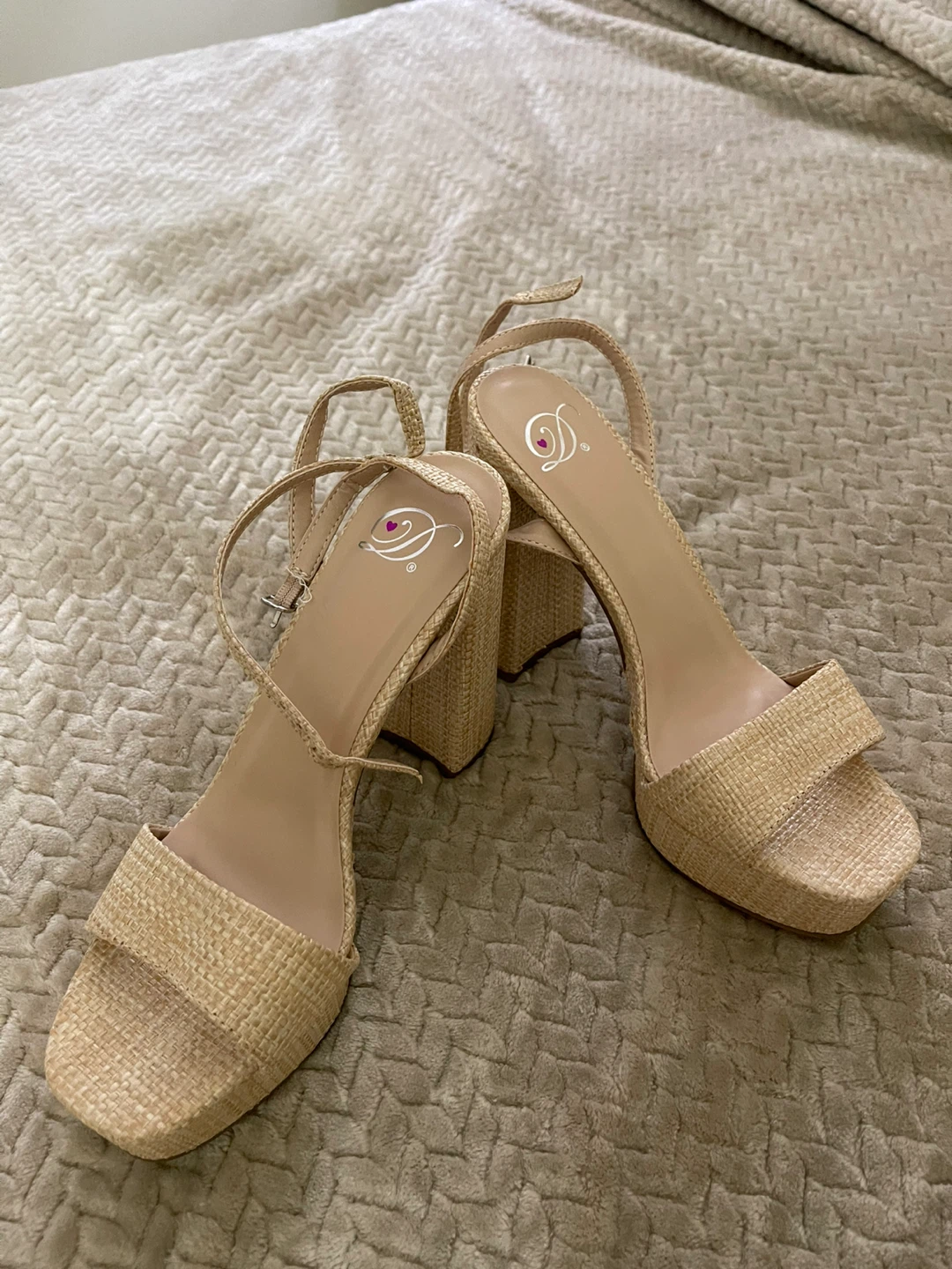 Women's Beige Strappy Heeled Sandals - photo 3
