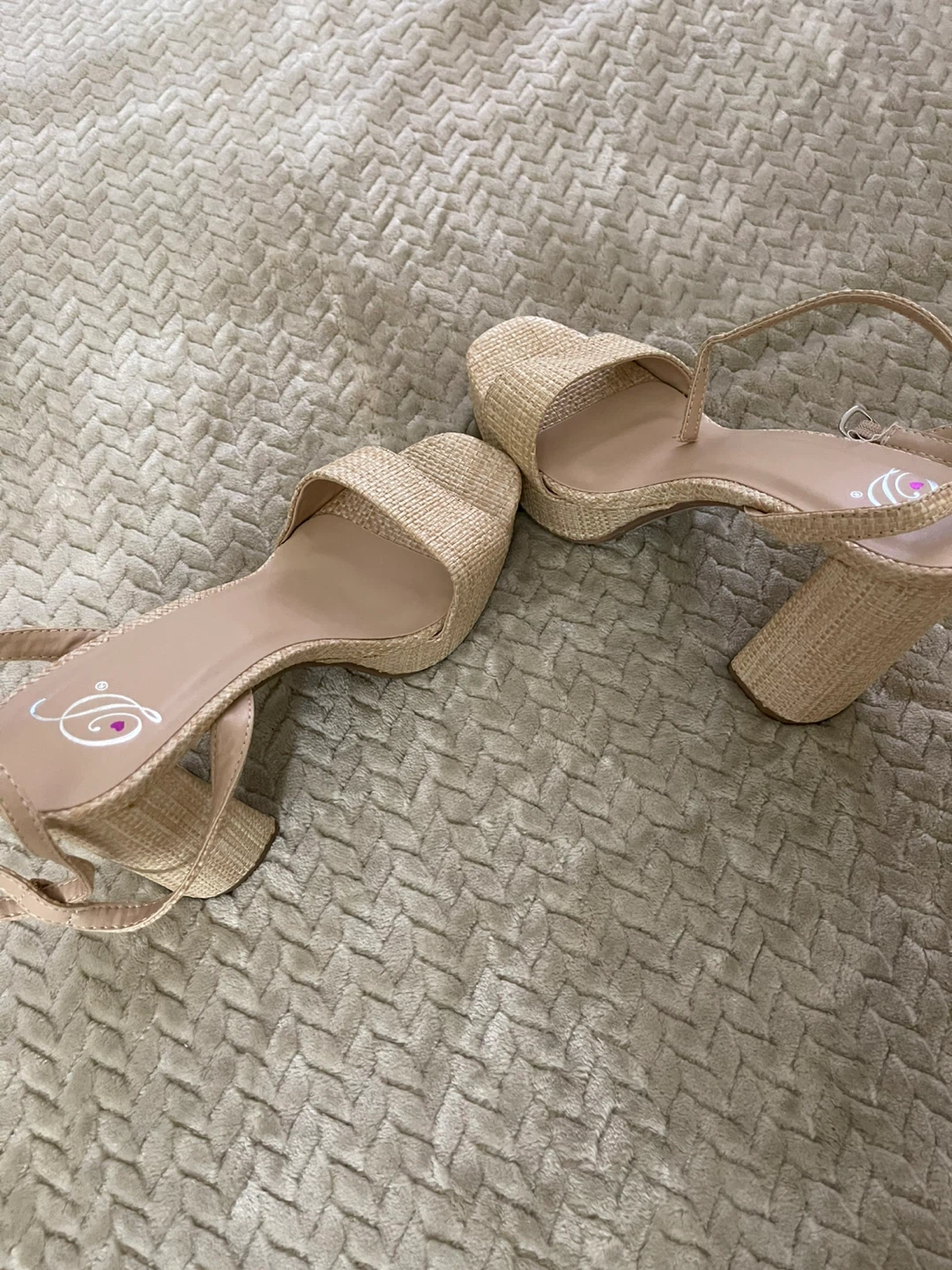 Women's Beige Strappy Heeled Sandals - photo 5