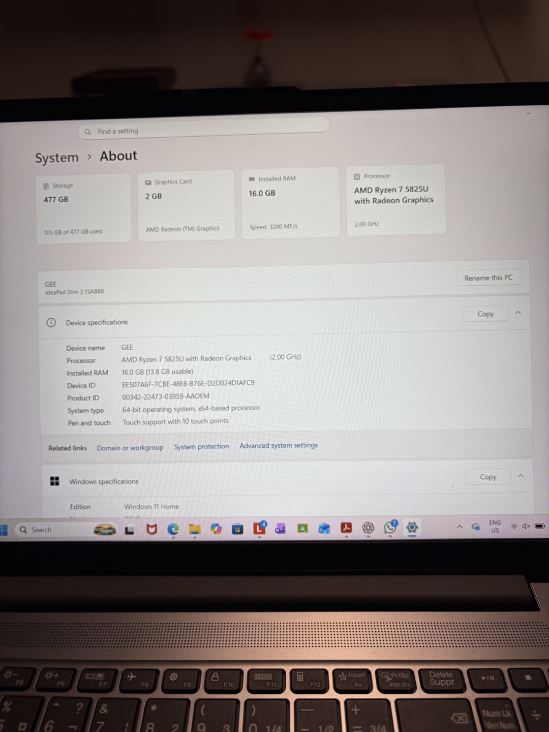 Lenovo Ideapad Slim 3 Laptop - photo 4
