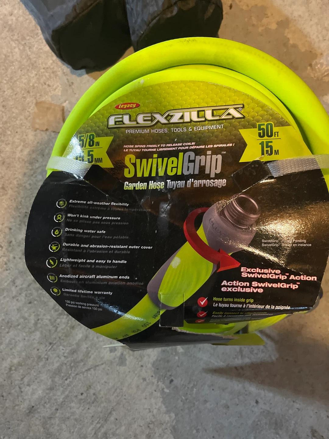 Two for sale Flexzilla 50ft 5/8" SwivelGrip Garden Hose