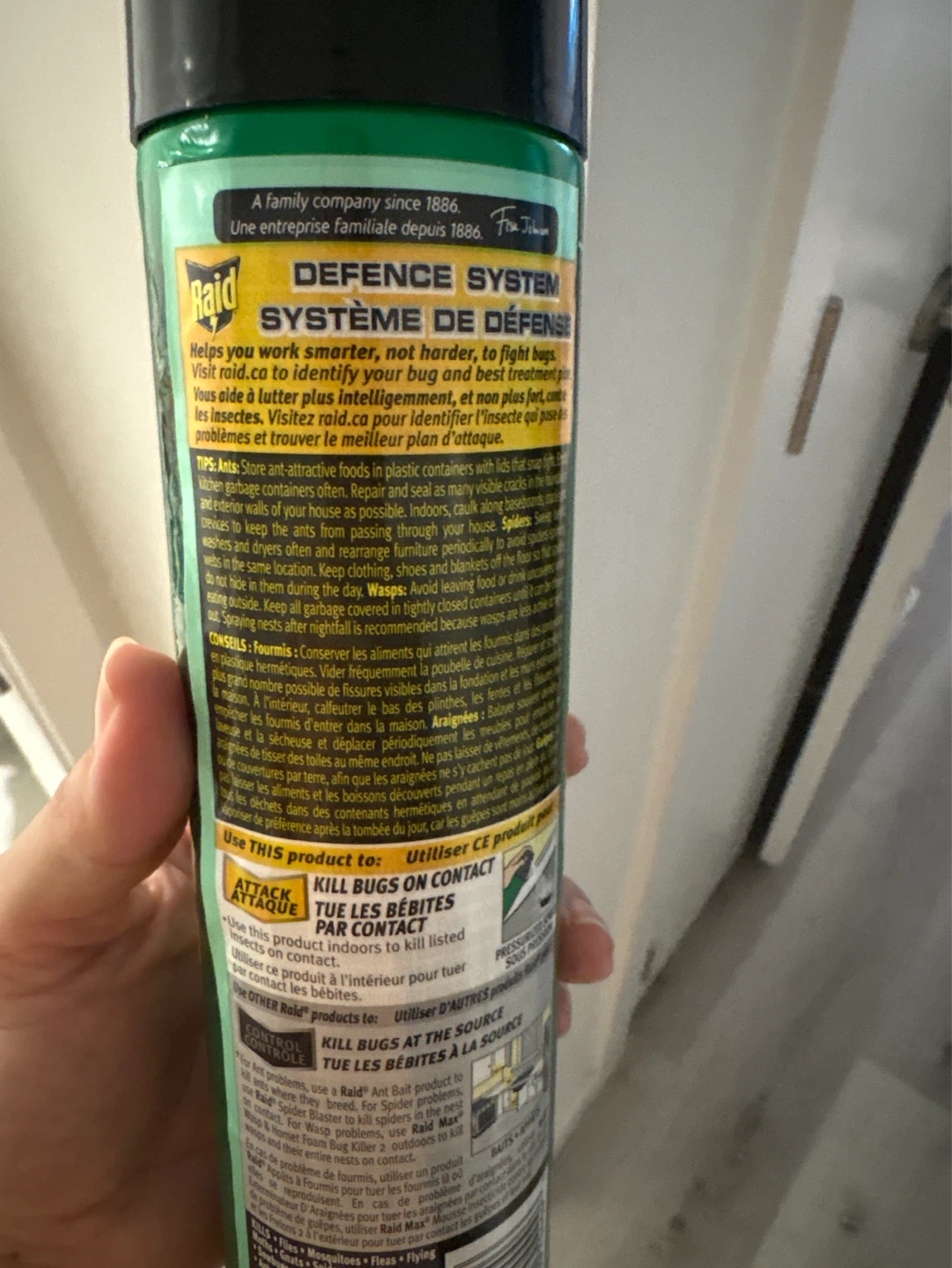 Raid Domestic Insecticide Spray - 350 g - photo 3