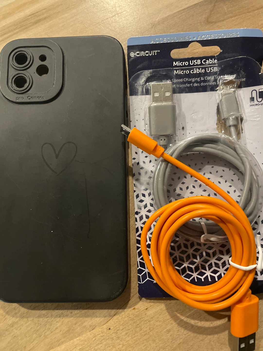 E-Circuit Micro USB Cable - Grey - photo 2
