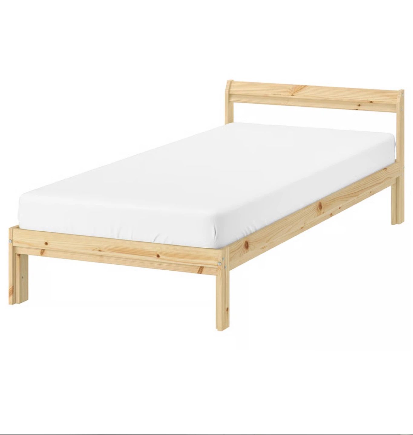 IKEA Twin Bed Frame (NEIDEN, Solid Wood) - Great Condition