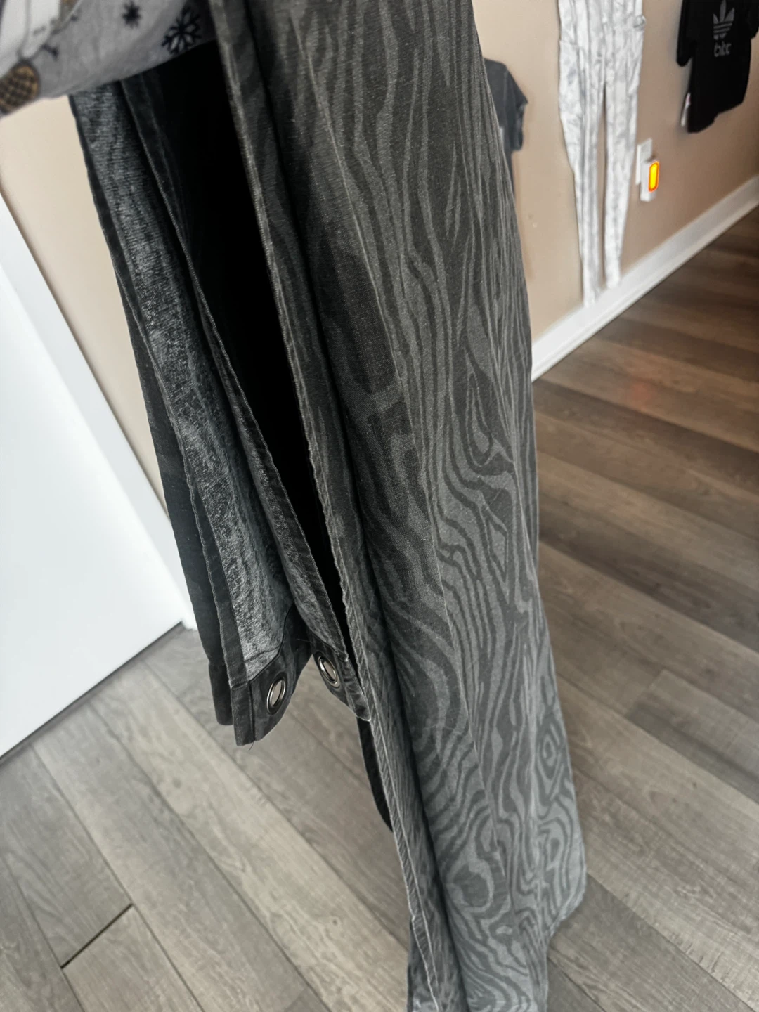 Grey Zebra Print Shower Curtain - photo 3