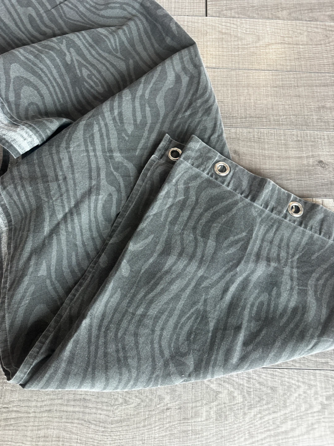 Grey Zebra Print Shower Curtain - photo 2