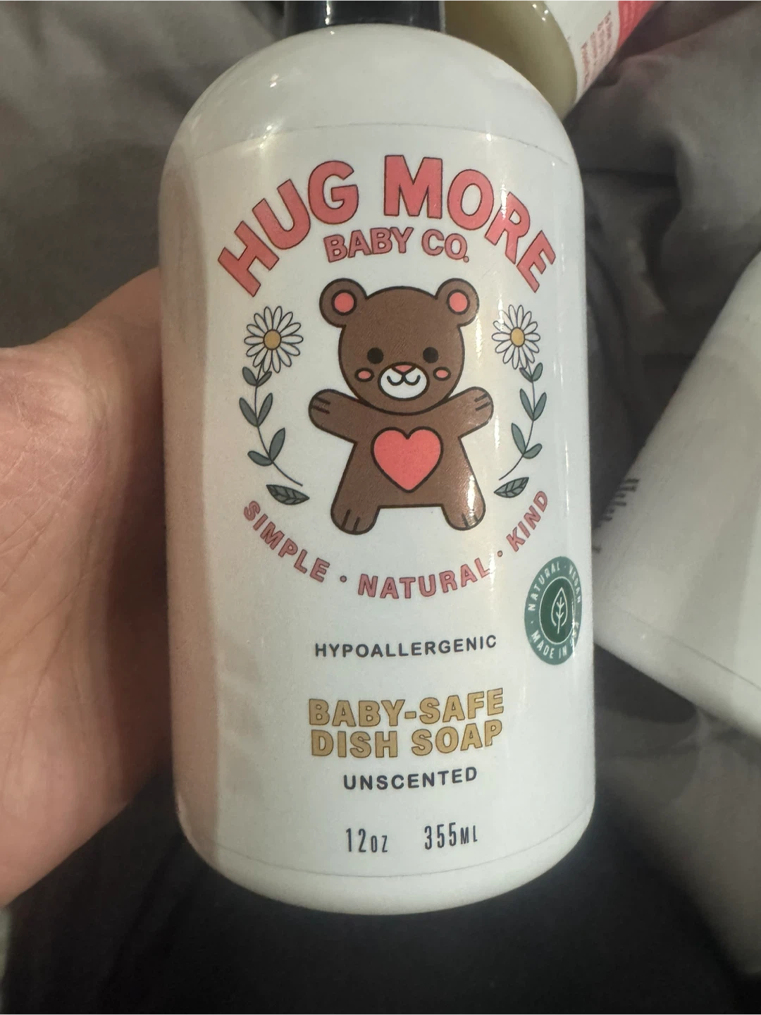 Hug More Baby Co. Unscented Baby Bubbles - photo 4
