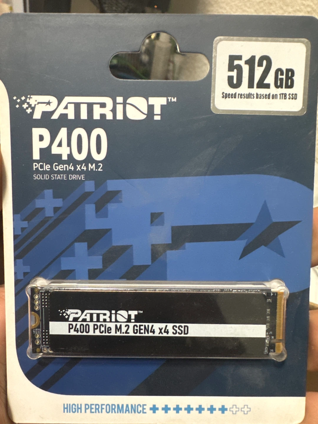 Patriot P400 512GB NVMe PCIe Gen4 x4 M.2 SSD
