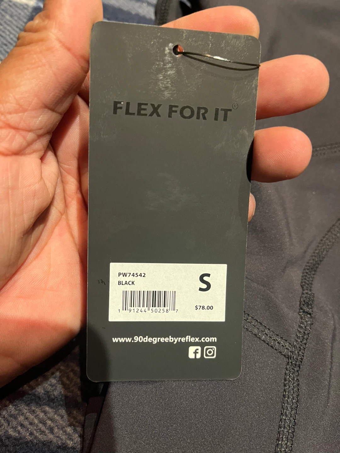 90 Degree by Reflex Black Leggings Size S - photo 2