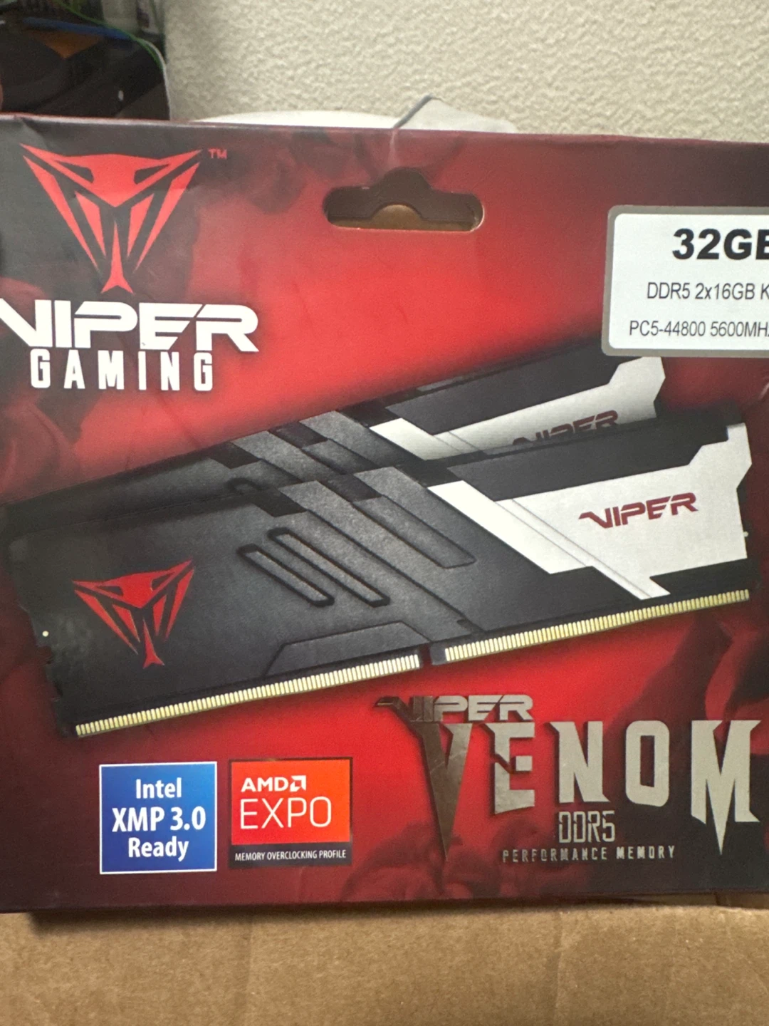 Viper Venom DDR5 32GB (2x16GB) 5600MHz RAM
