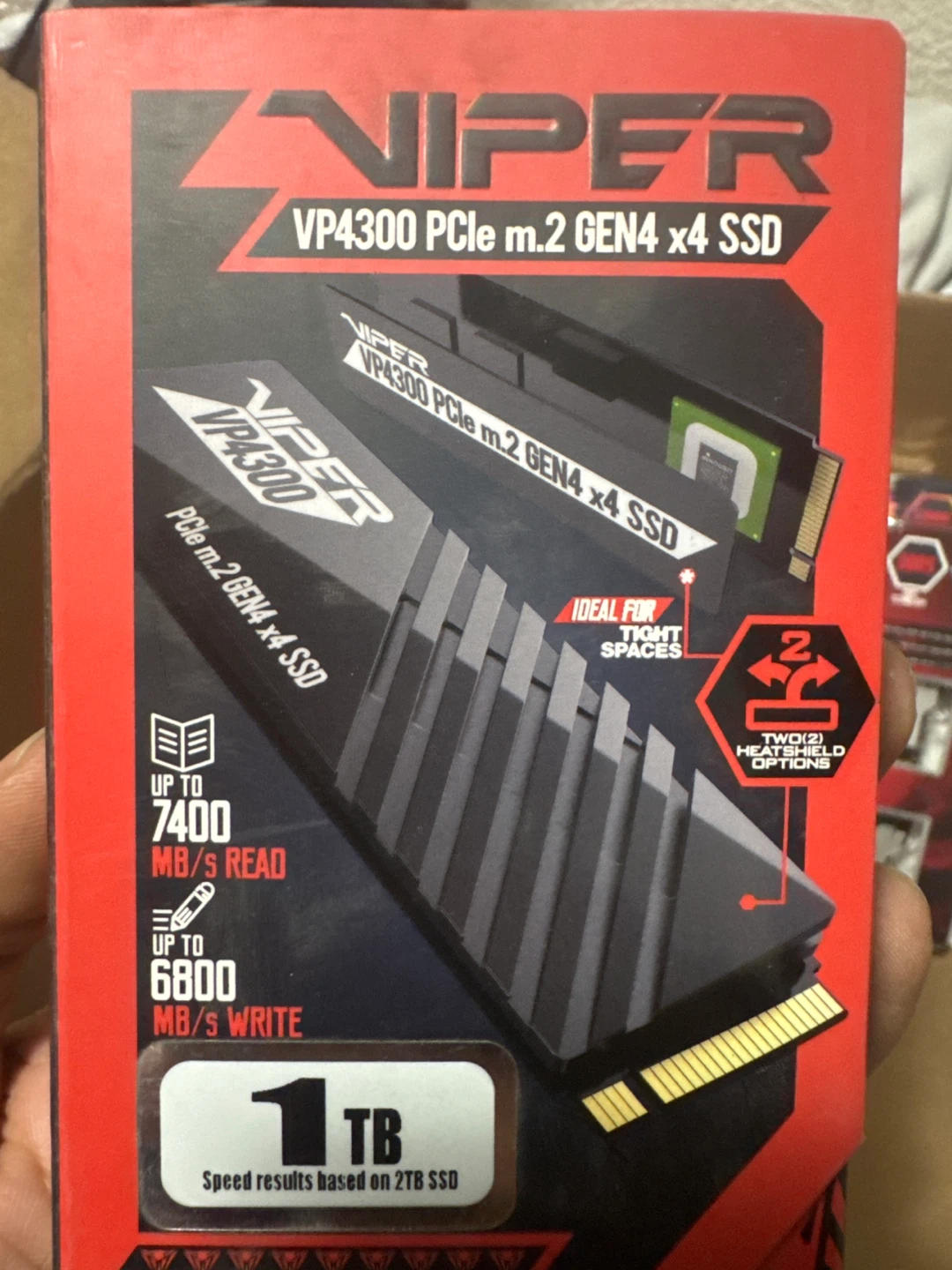 Viper VP4300 PCIe m.2 Gen4 x4 SSD 1TB - photo 2