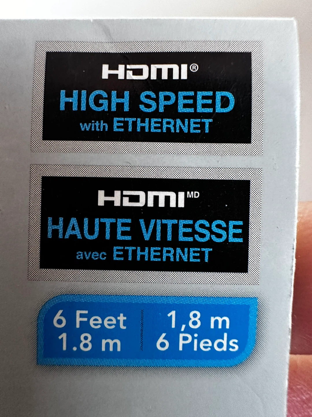 onn. HDMI Cable - High Speed with Ethernet - 6 Feet - photo 3