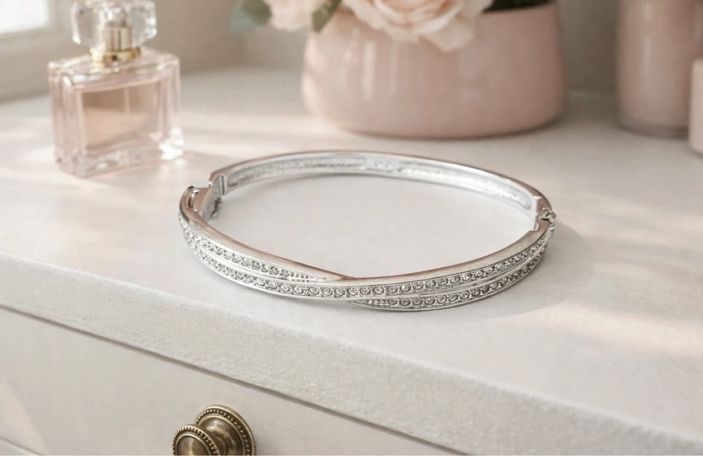 Swarovski Crystal Bangle Bracelet - photo 4