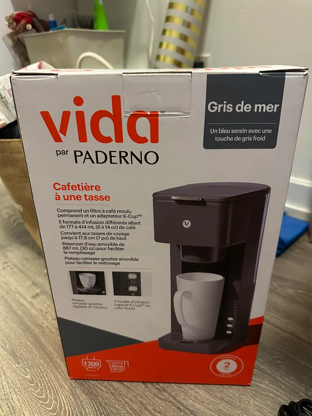 Vida by Paderno Coffee Maker - Gris de Mer - photo 2