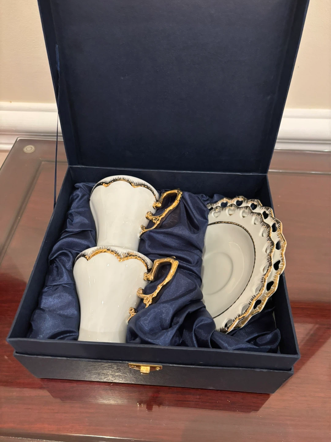 Vintage Adeline Italian Porcelain Tea Set - 6 Sets