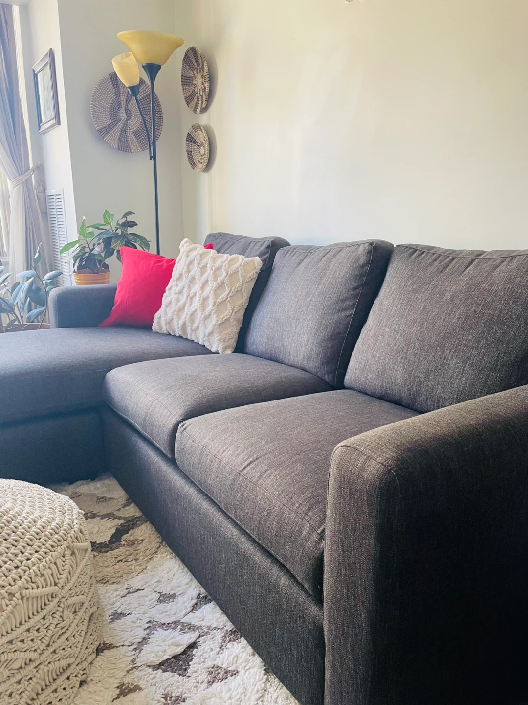 Dark Grey Sectional Sofa