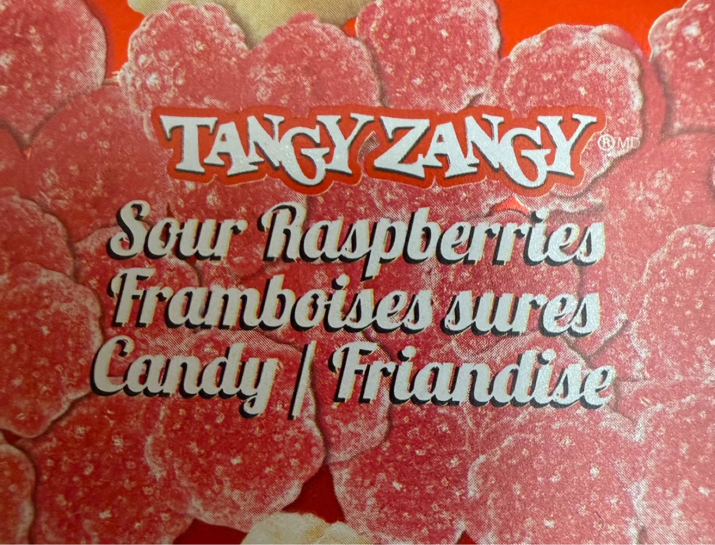 Tangy Zangy Sour Raspberries Candy - photo 2