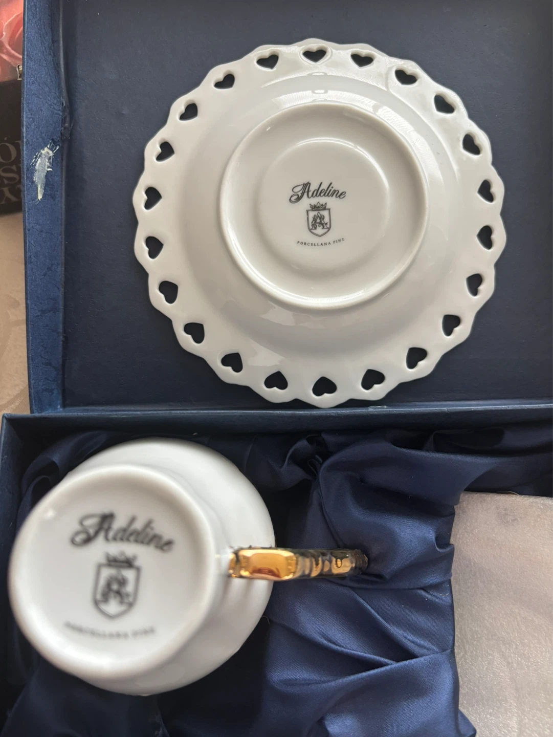 Vintage Adeline Italian Porcelain Tea Set - 6 Sets - photo 3