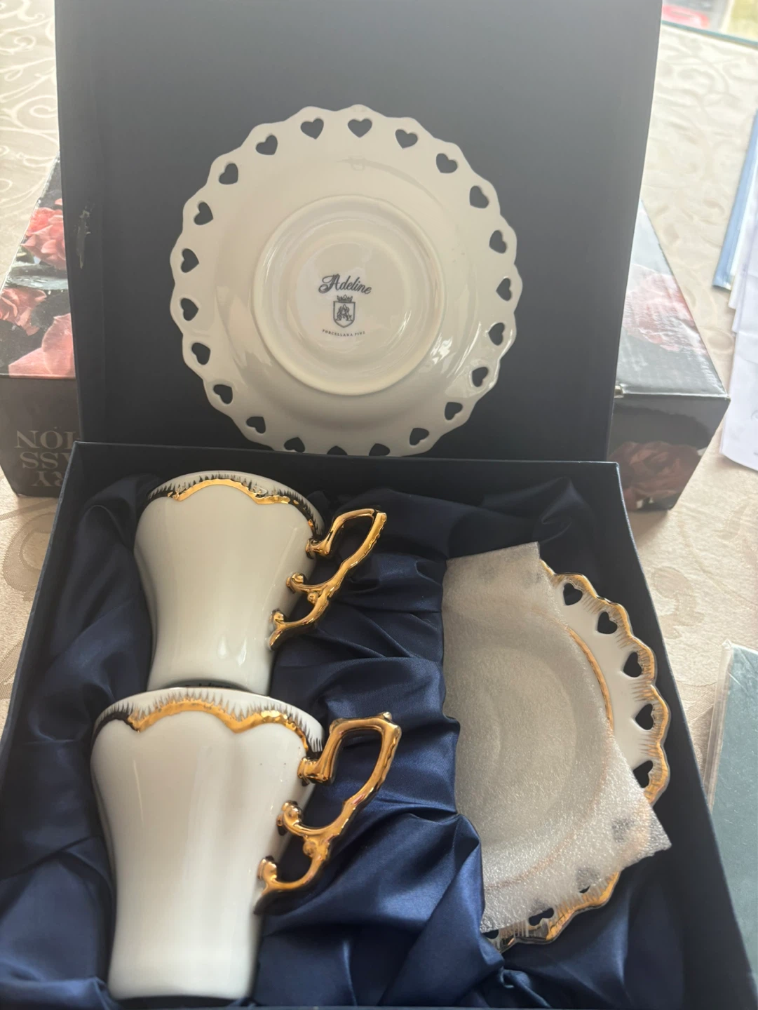 Vintage Adeline Italian Porcelain Tea Set - 6 Sets - photo 2
