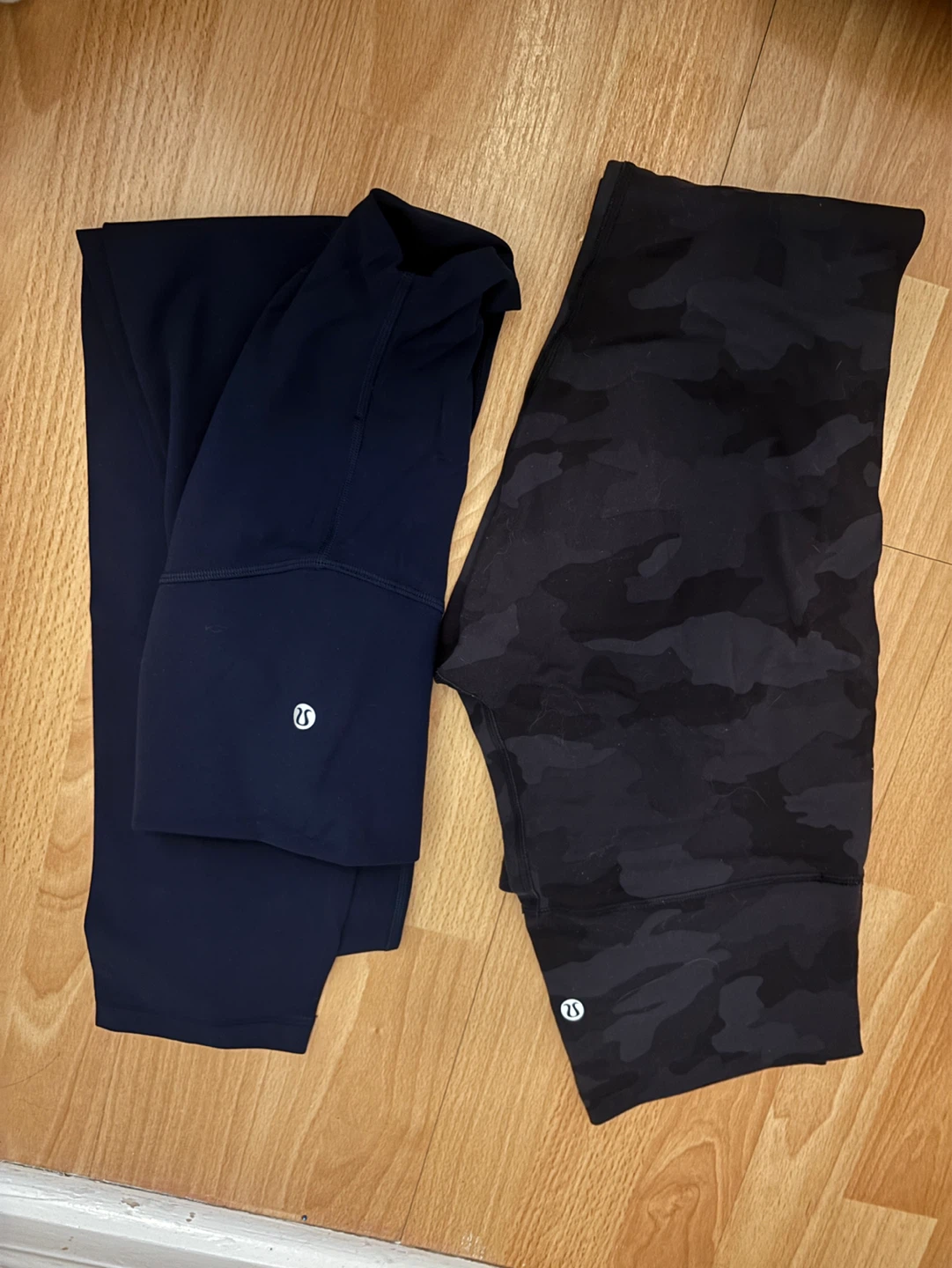 Lululemon Leggings - Navy and Camo