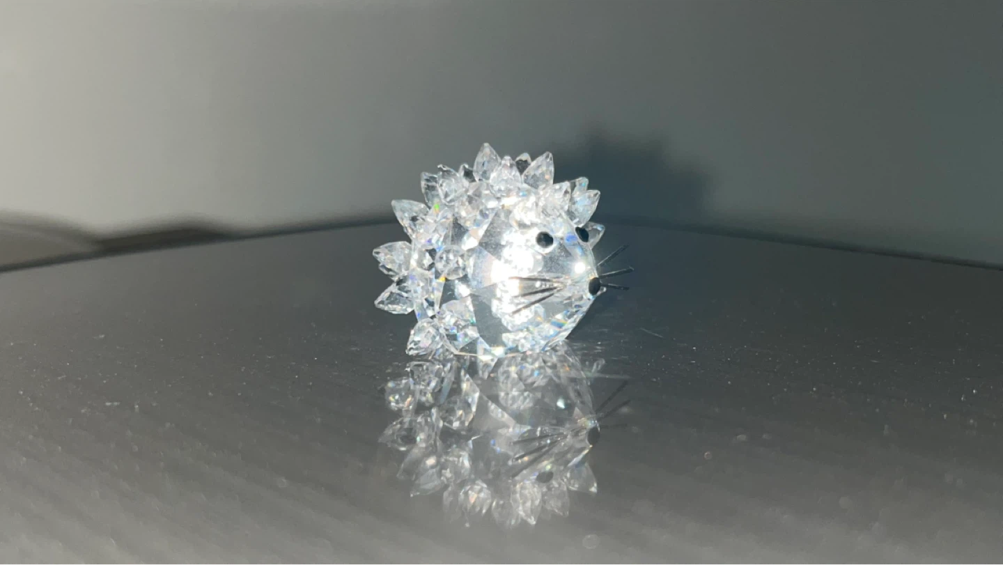 Swarovski Crystal Hedgehog Figurine – Box & Certificate 🦔✨ - photo 3