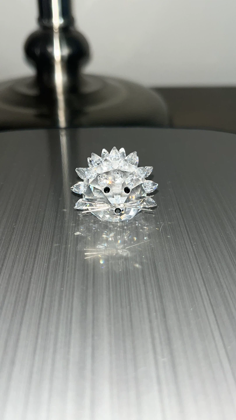 Swarovski Crystal Hedgehog Figurine – Box & Certificate 🦔✨ - photo 2