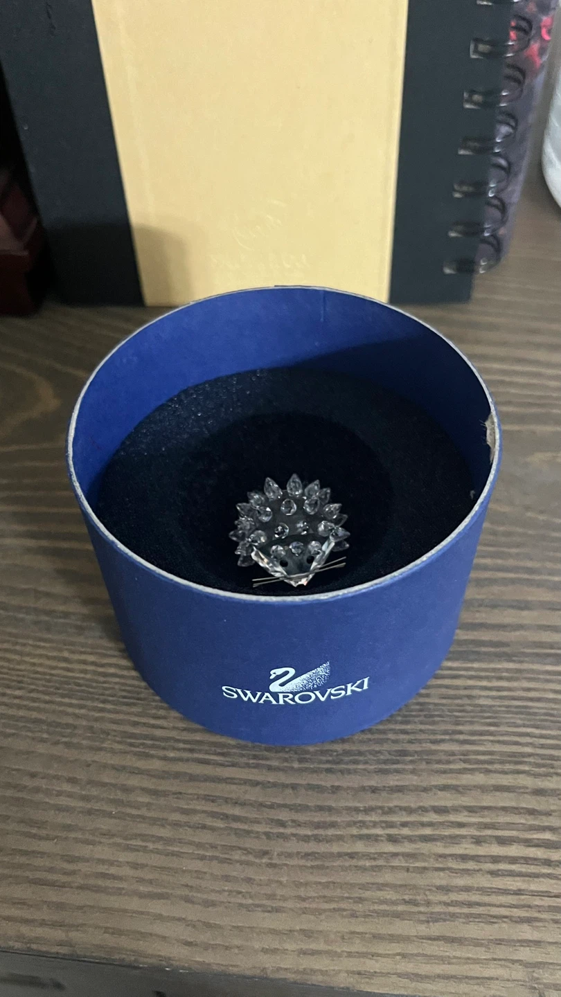 Swarovski Crystal Hedgehog Figurine – Box & Certificate 🦔✨ - photo 5