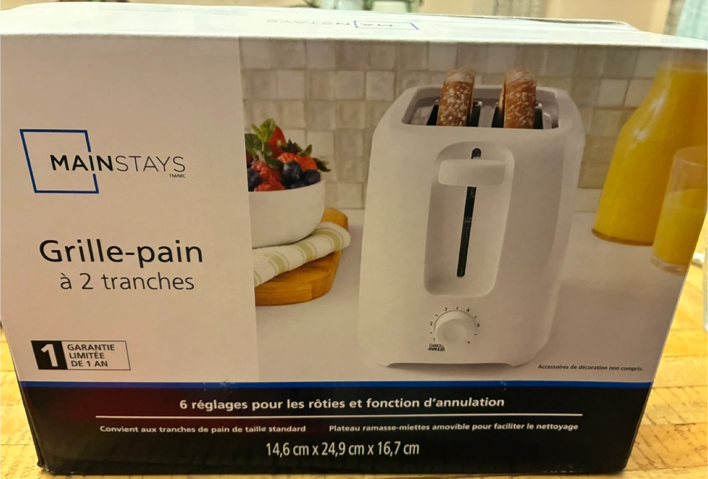 Mainstays 2-Slice Toaster