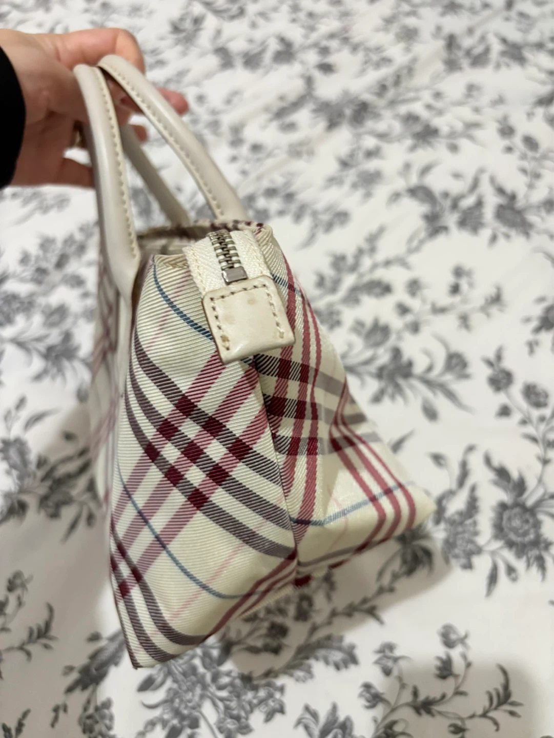 Burberry Haymarket Check Small Tote Bag - photo 3