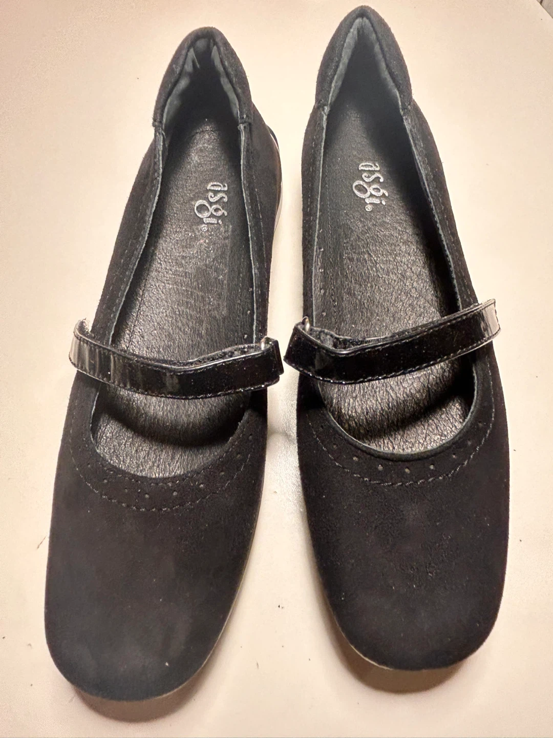 Asgi women new suede shoes Mary Jane style - photo 3