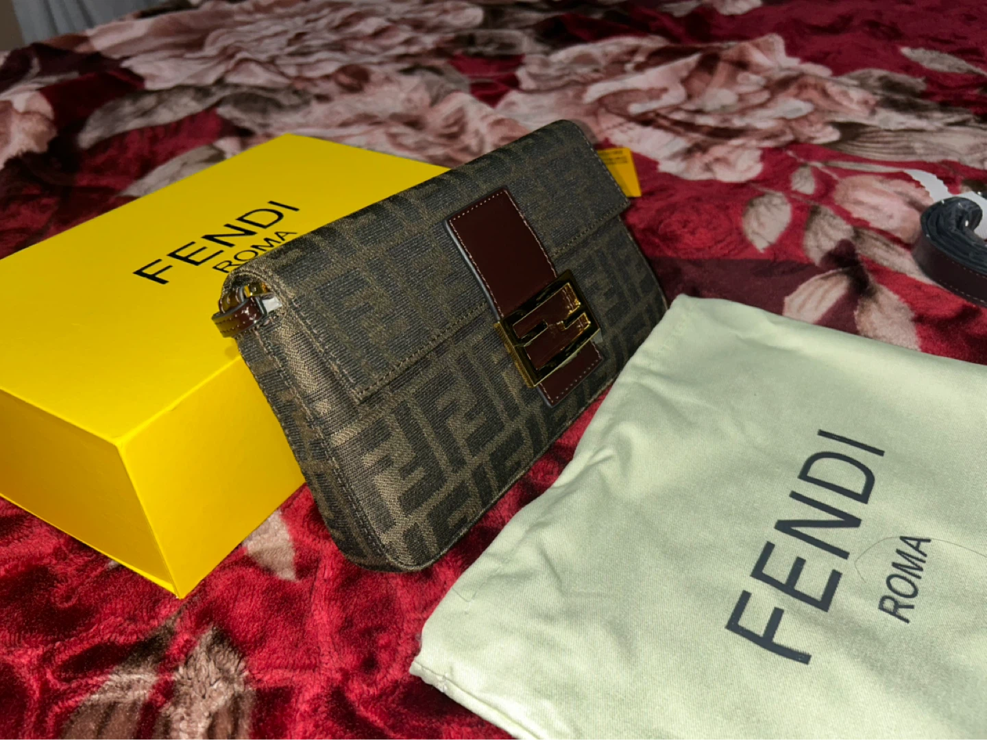 Fendi Roma Baguette Bag