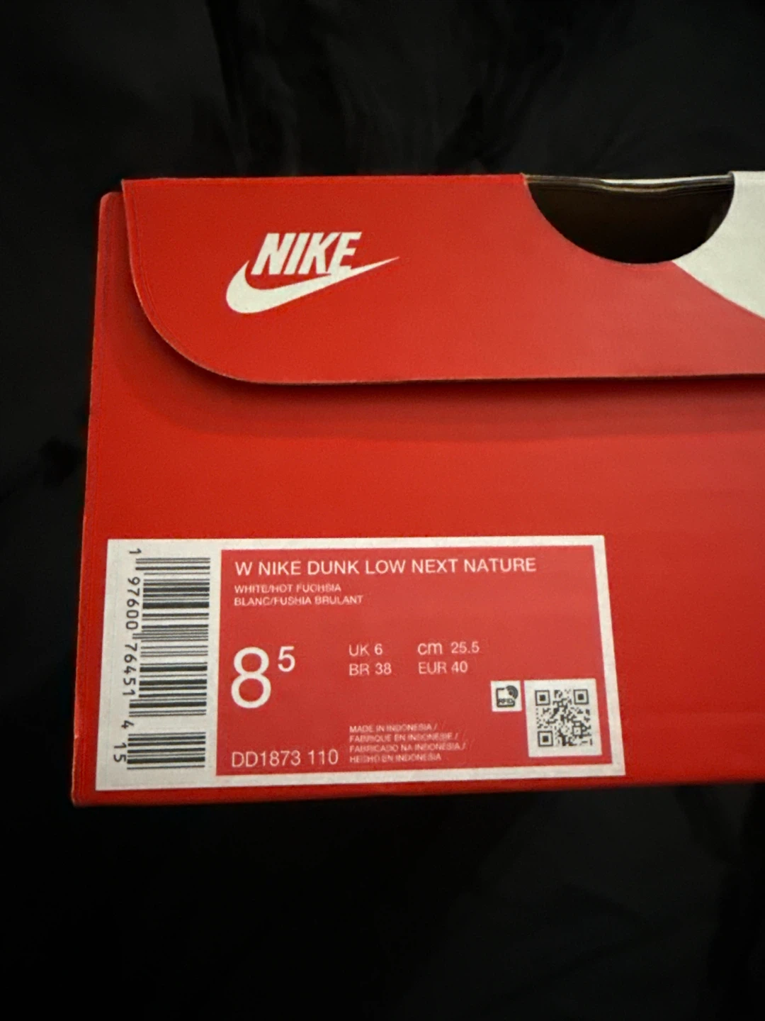 Nike Wmns Dunk Low Next Nature 'White/Hot Fushia' DD1873 110 - photo 2