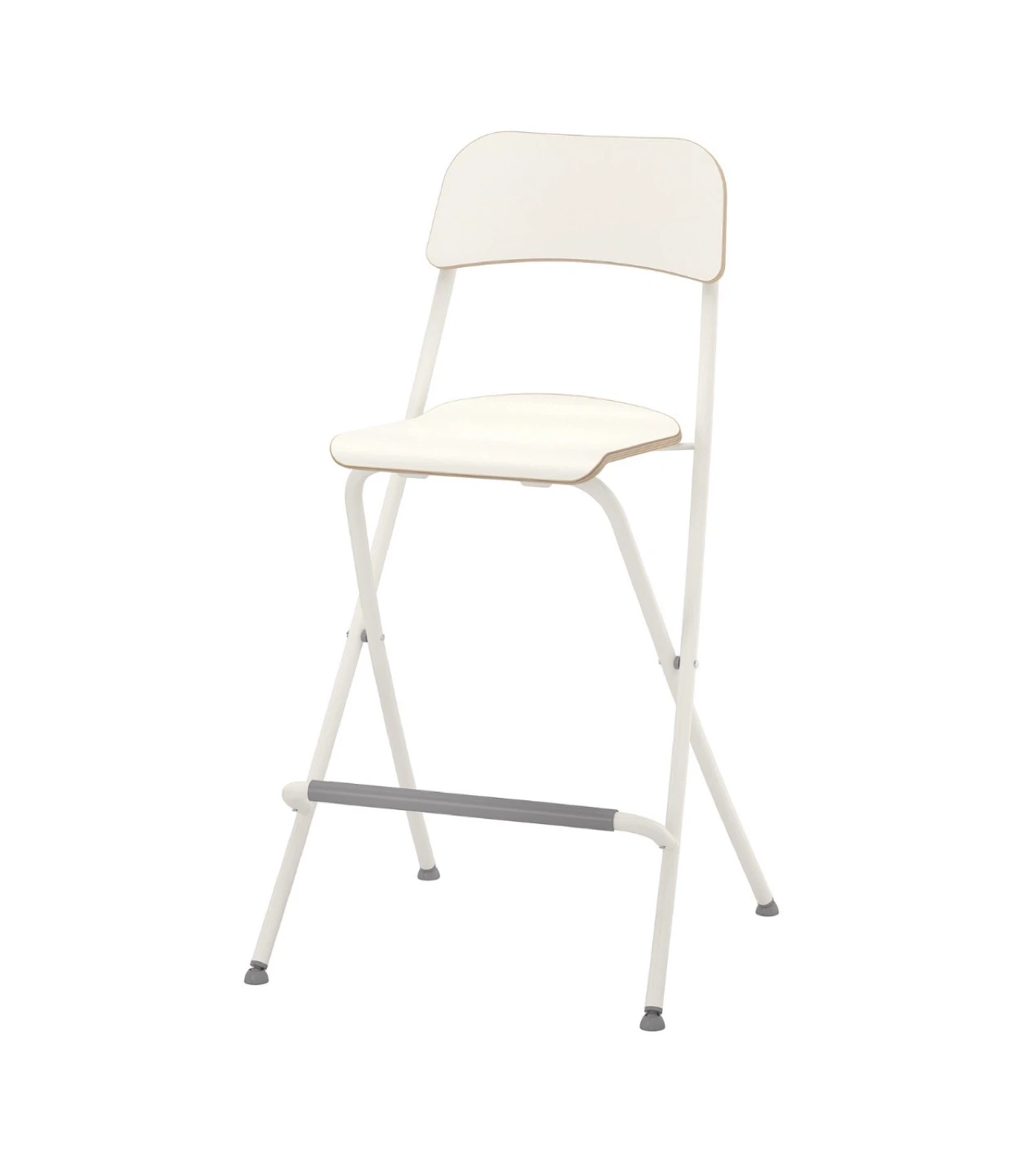 IKEA White Folding Bar Stool