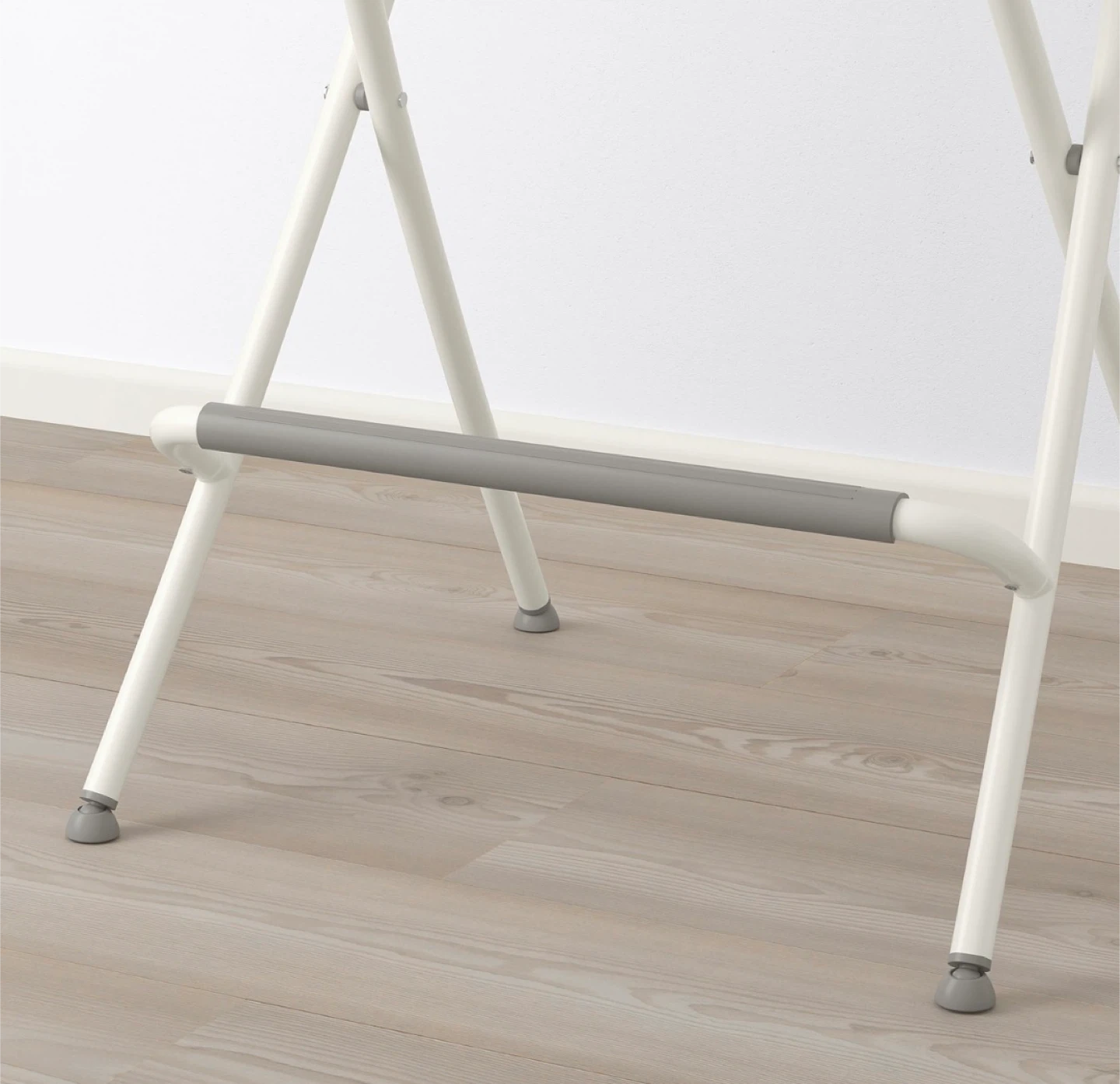 IKEA White Folding Bar Stool - photo 4