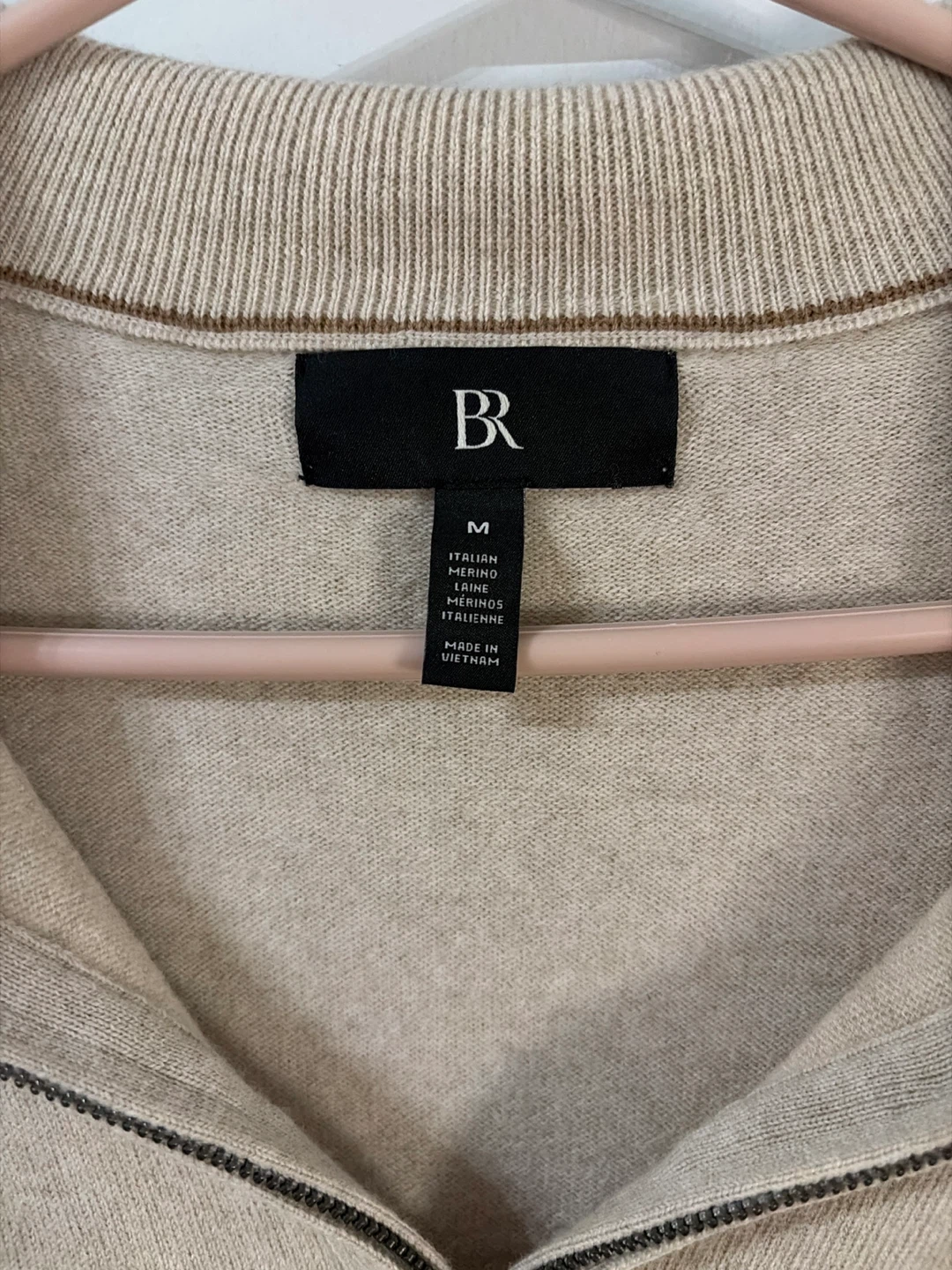 Banana Republic Italian Merino Zip Sweater - photo 2