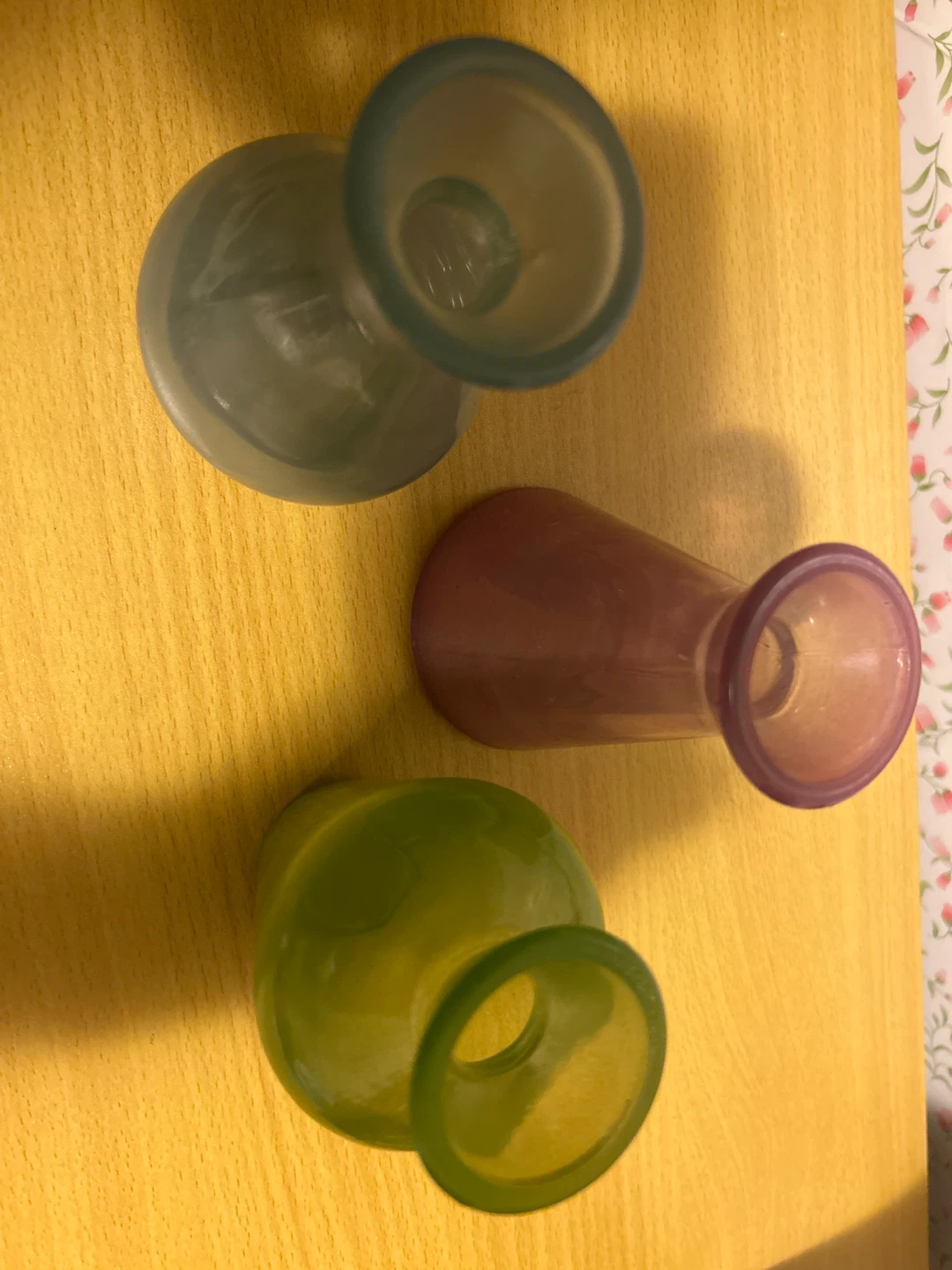 Set of 3 Glass Bud Vases - photo 2