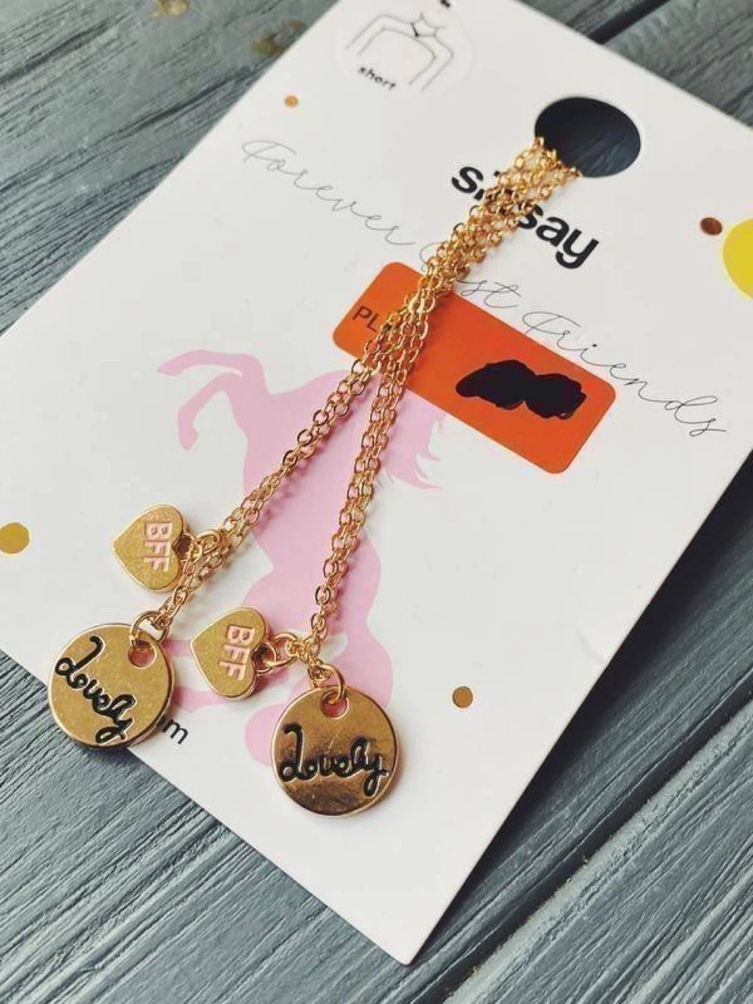 BFF Best Friend Necklace Set - photo 2