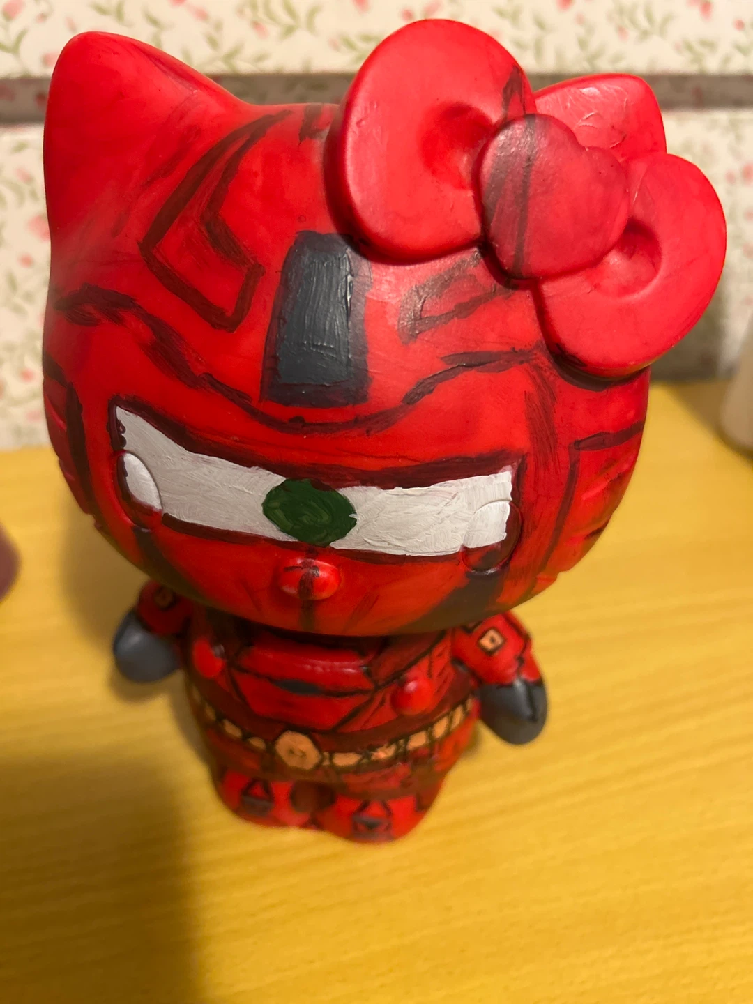 Hand-Painted Hello Kitty Piggy Bank
