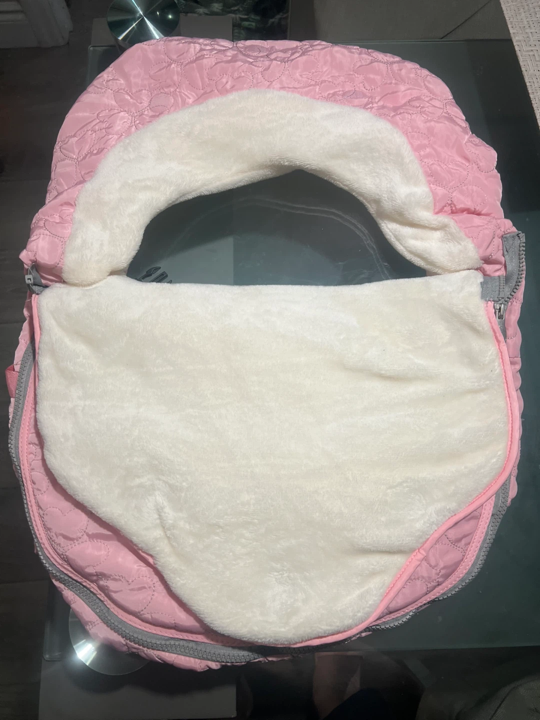 Yoofoss Pink Quilted Carseat Cover - photo 2