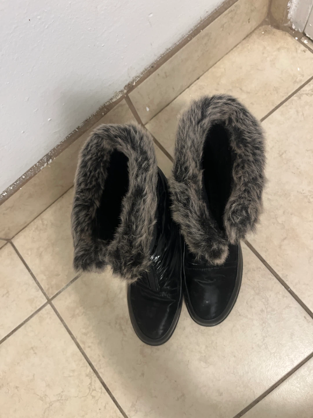 Flexus Black Winter Boots Size 8 - photo 2