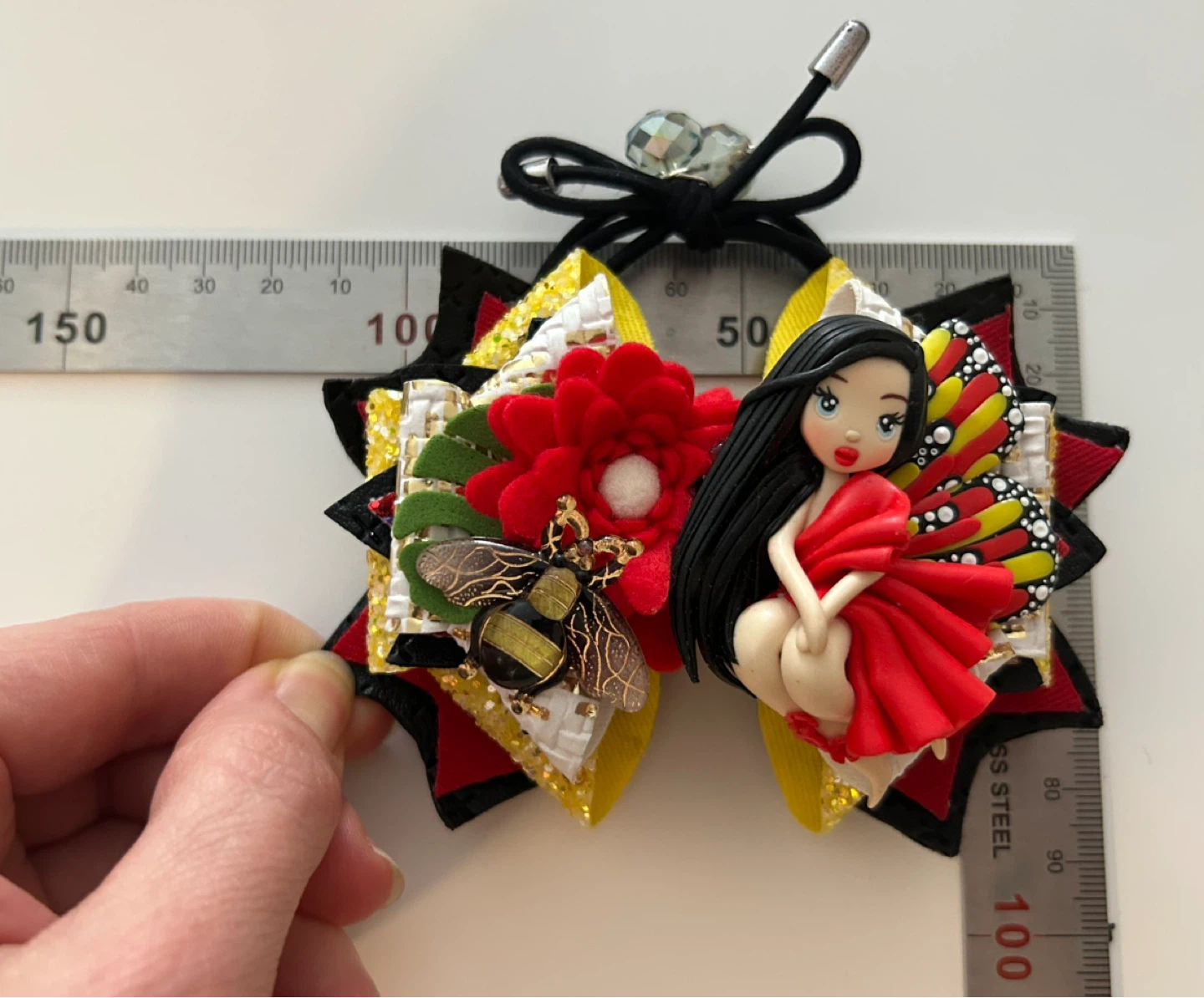 Handmade Hair Accessory (Unique Piece). A little Fairy. - photo 5