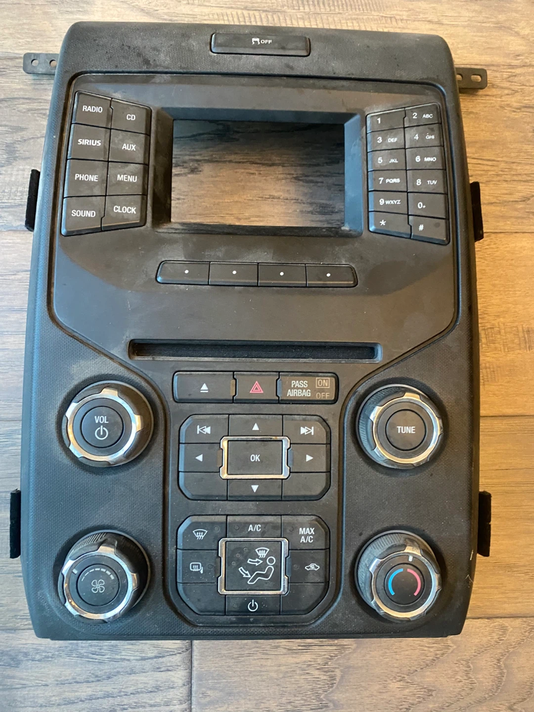 Ford F-150 Radio and Climate Control Panel Assembly