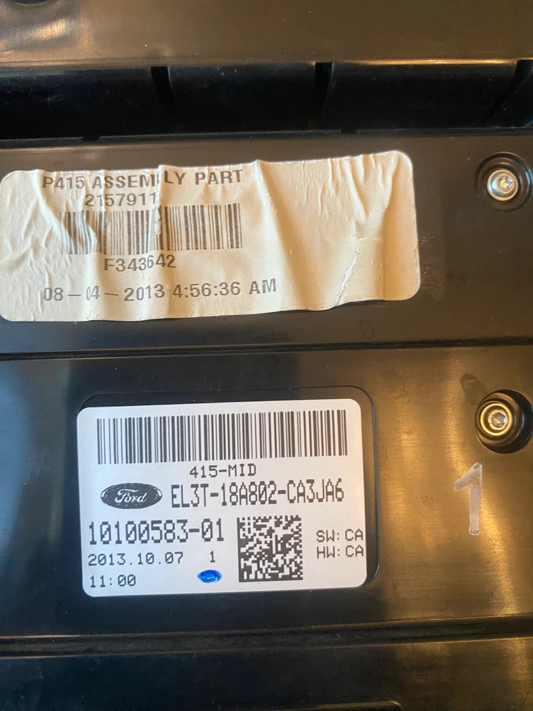 Ford F-150 Radio and Climate Control Panel Assembly - photo 2