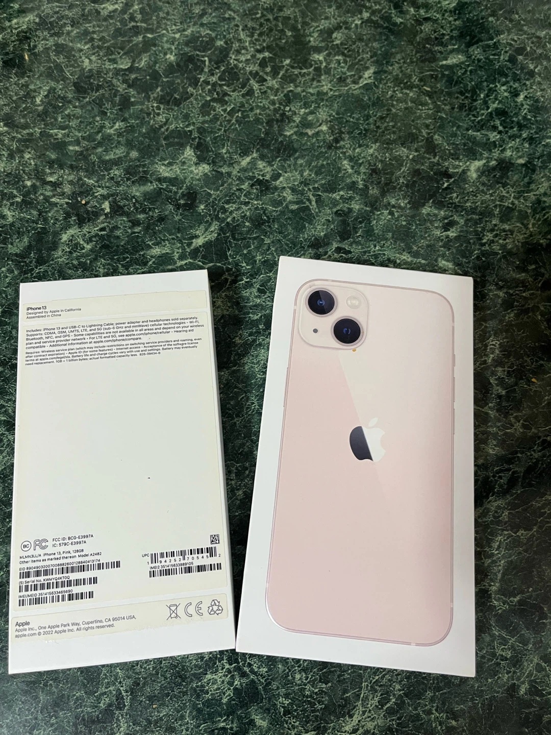 Empty iPhone 13 Box – Original Packaging Only (Pink) - photo 2