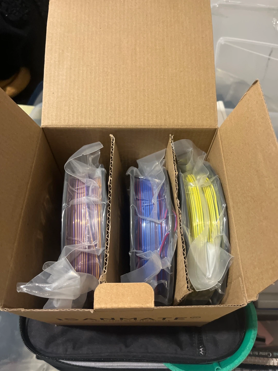 ISANMATE 3D Printer Filament Spools (Silk Dual Color PLA)