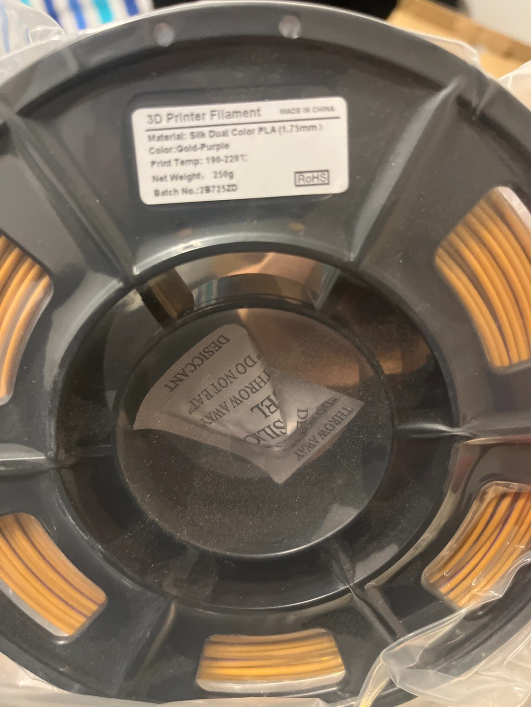 ISANMATE 3D Printer Filament Spools (Silk Dual Color PLA) - photo 5